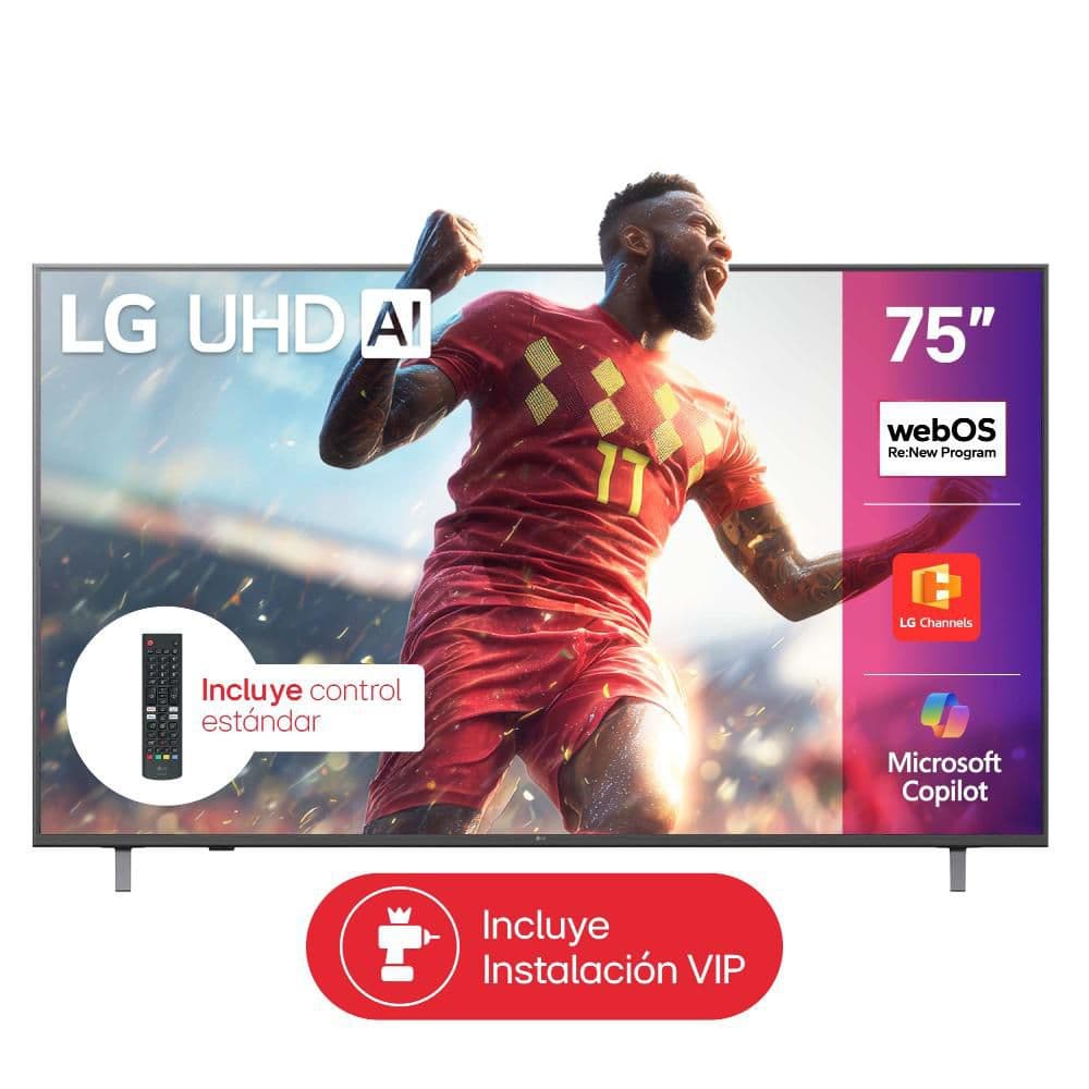Televisor LG 75 pulgadas LED Uhd4K Smart TV 75UA8000PSB.AWC