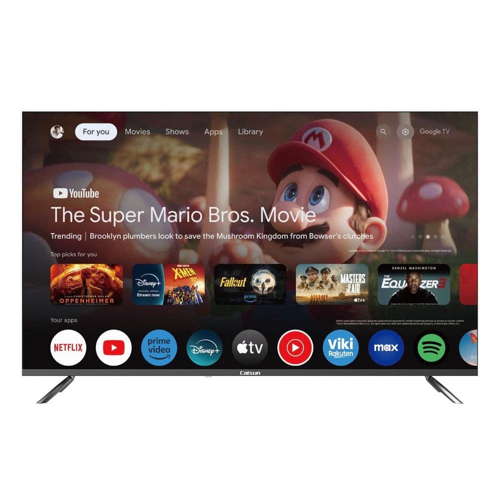 Televisor CAIXUN 55 pulgadas QLED Uhd4K Smart TV C55VAUGQ