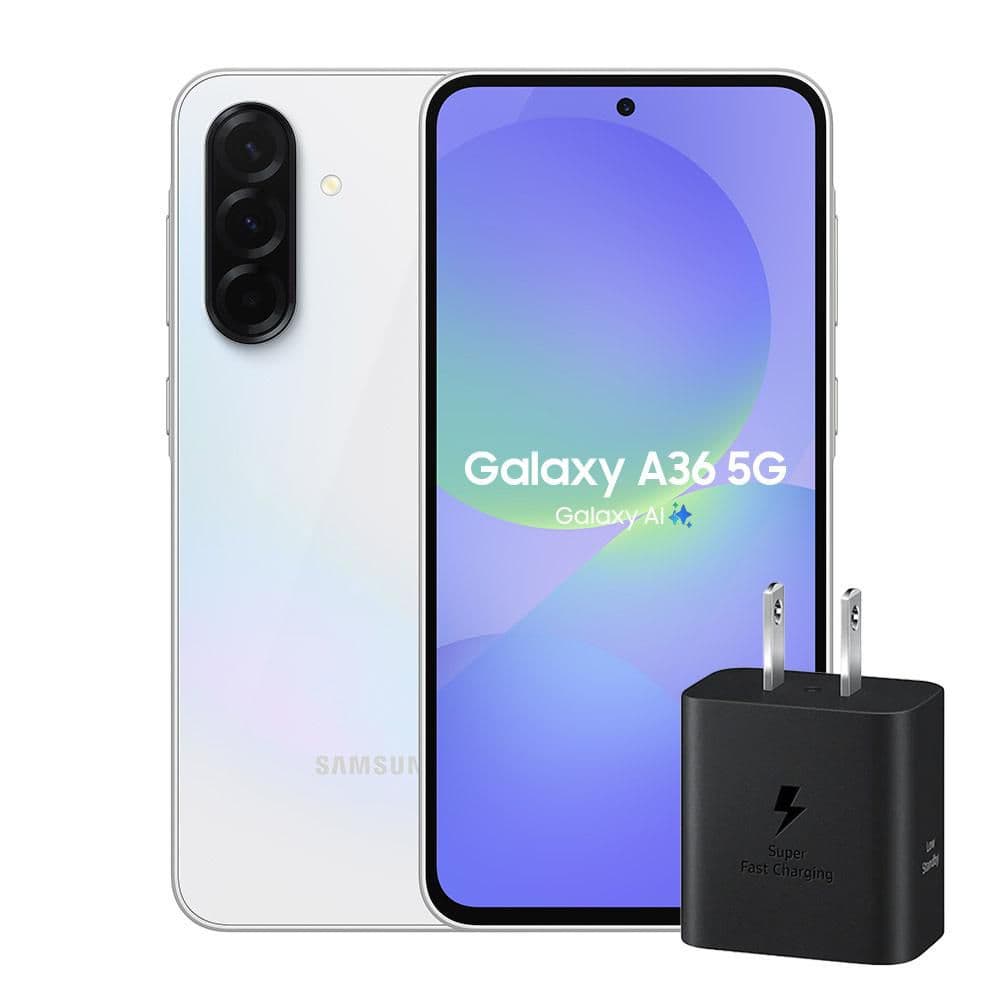 Celular SAMSUNG Galaxy A36 5G 256 GB 8 GB RAM Gris + Cargador