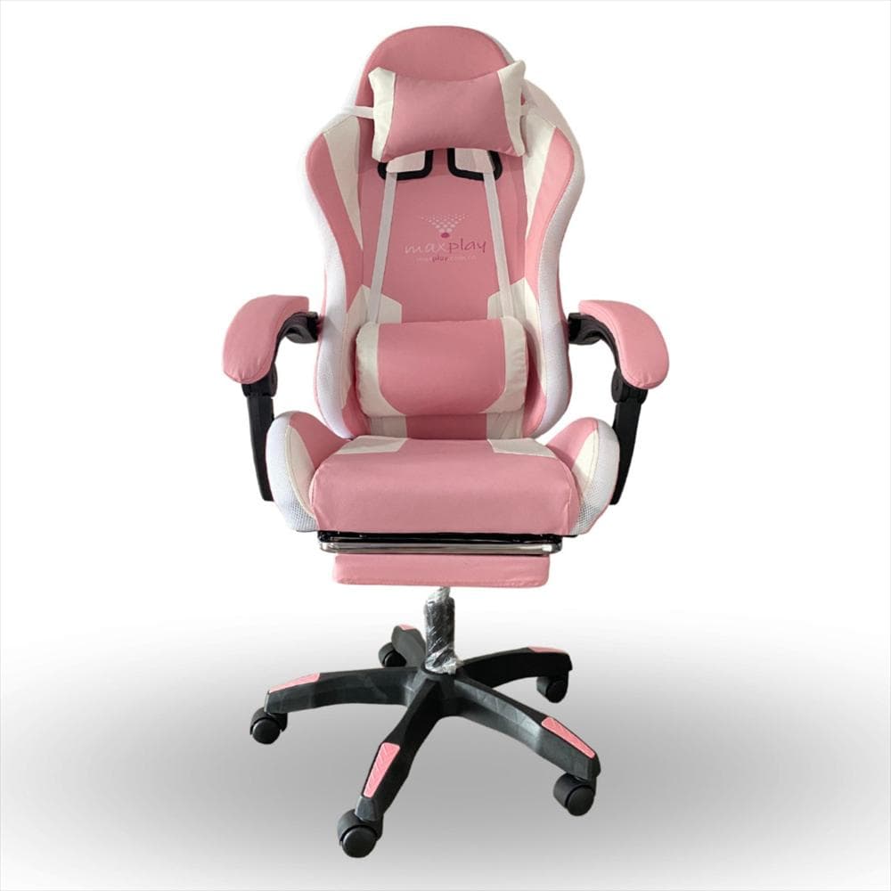 Silla Gamer Vibracion Lumbar Rosa