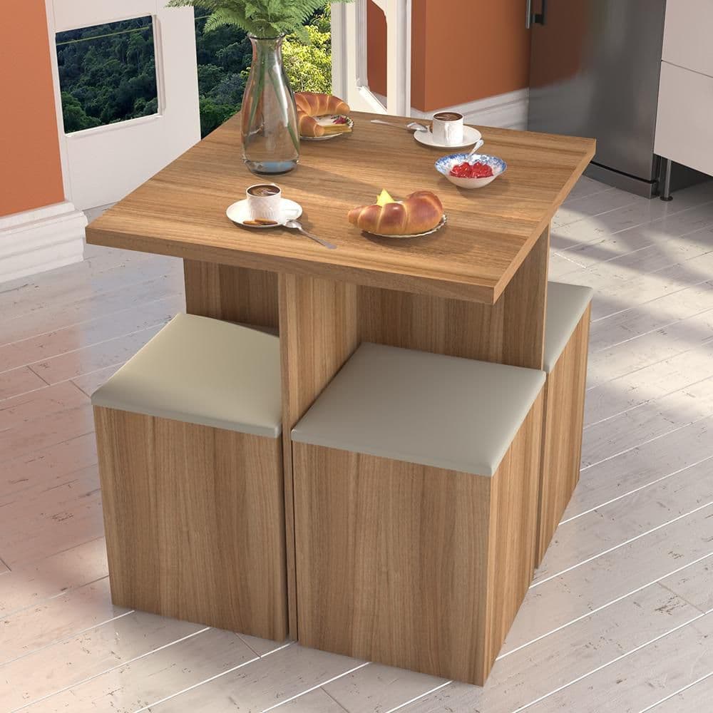 Juego Comedor 4 Puestos FINLANDEK ON120130BG