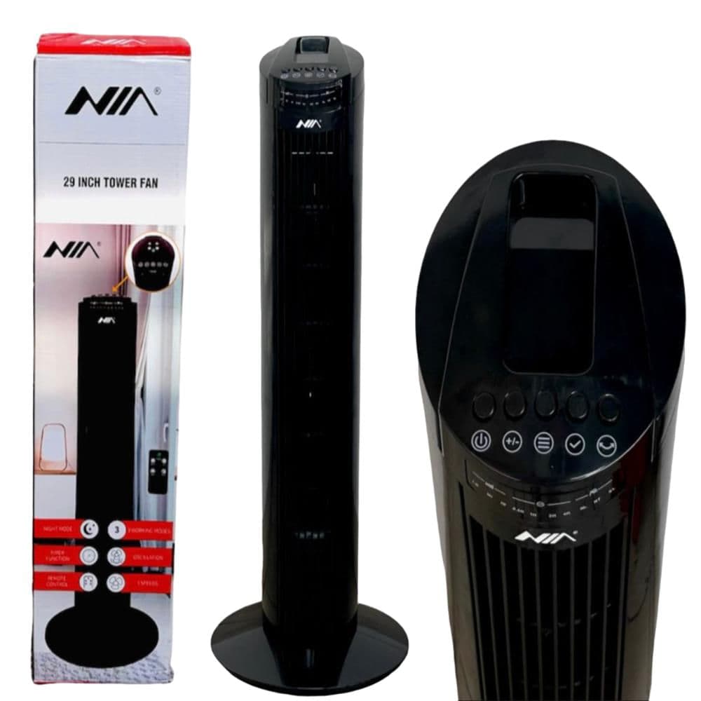 Ventilador De Torre Con Control Temporizador Silencioso 80 Cm