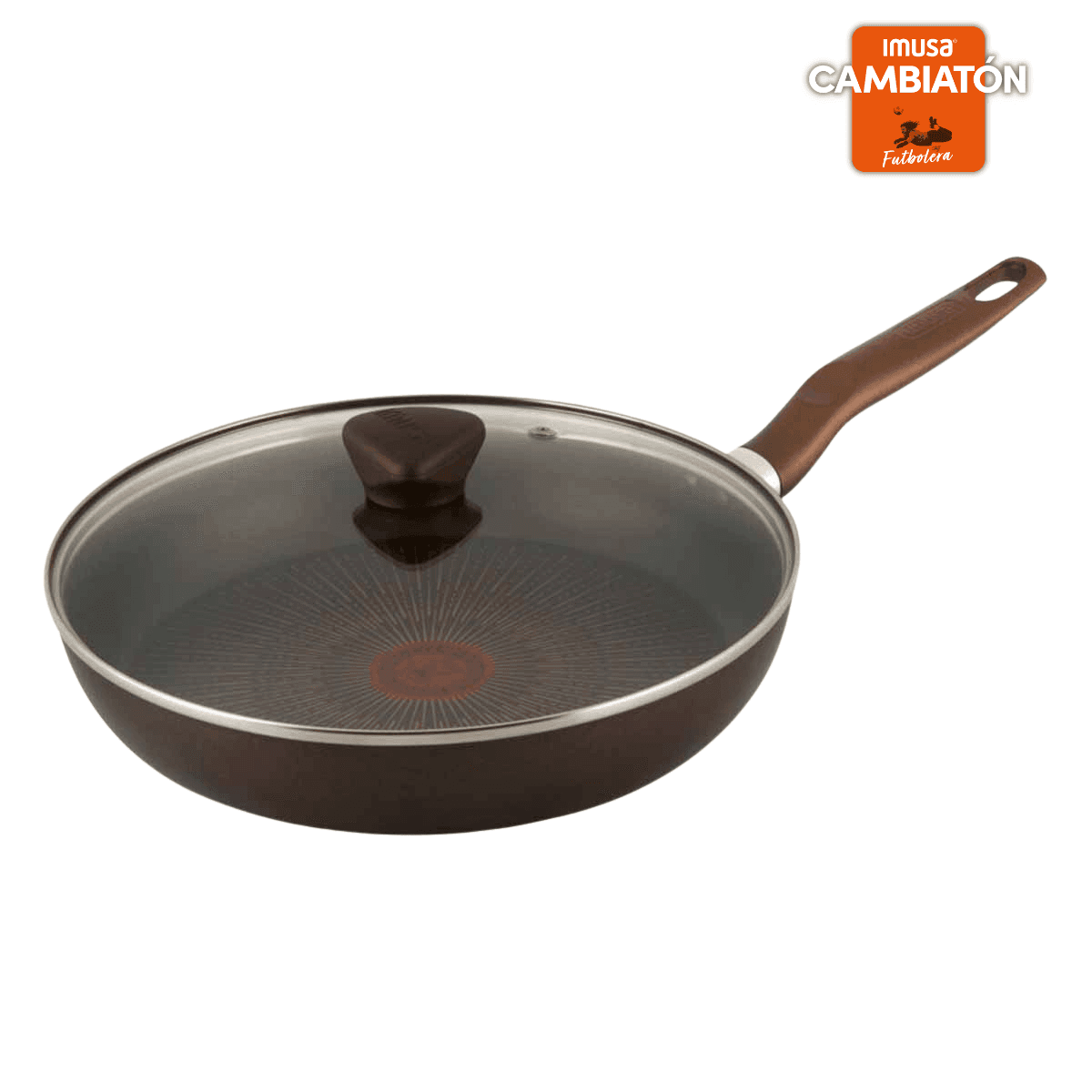 Sartén 26 cm con Tapa Gold 5X Cambiatón / Imusa
