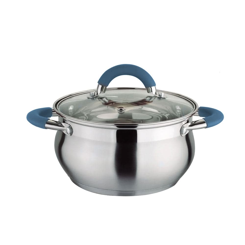 Olla 18 cm Acero Inoxidable con Tapa / Home Elements