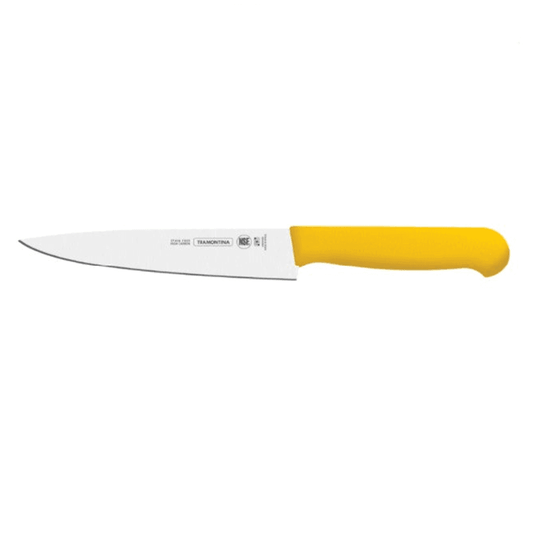 Cuchillo Carne Profesional Amarillo 10" / Tramontina