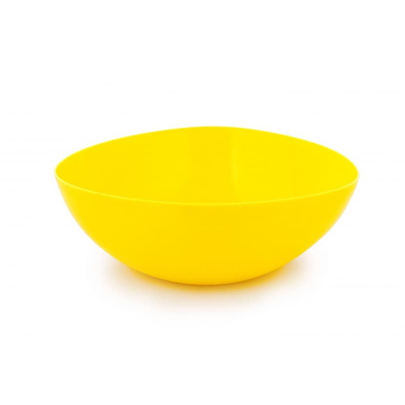 Bowl Triangular 28 x 27.5 x 10 cm Amarillo / Novum