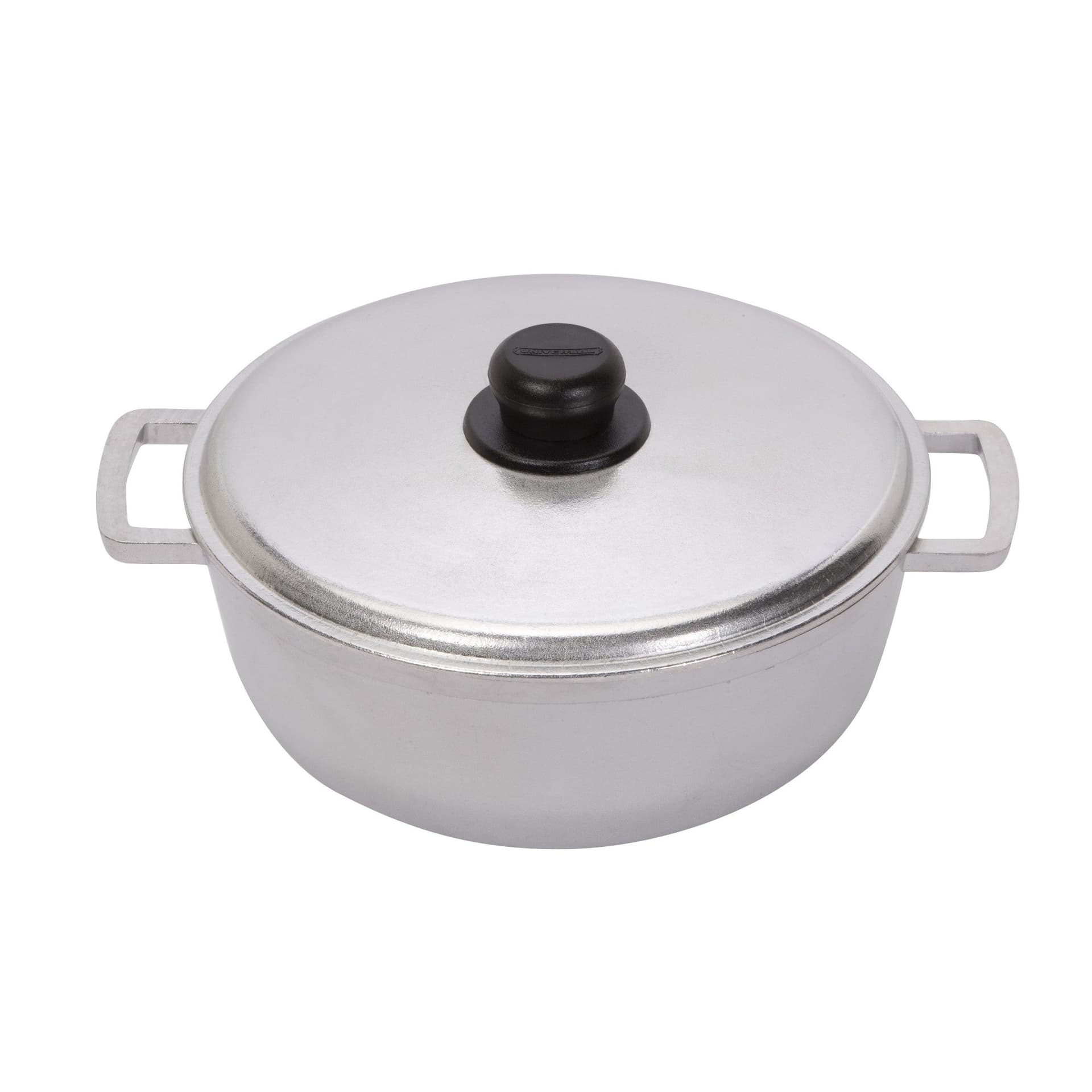 Caldero Aluminio Fundido con Tapa Fundida 20 cm / Universal